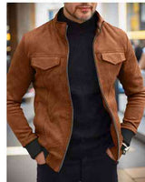 Men's Polo Collar Jacket Casual Jacket Fashion Slimming - Kng inc. ®