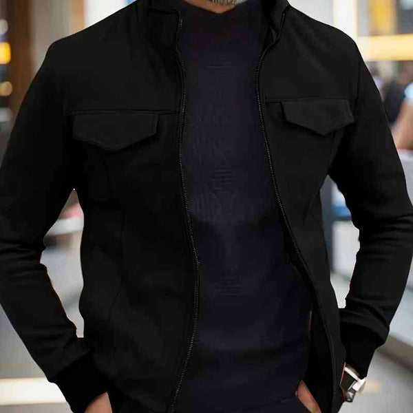 Men's Polo Collar Jacket Casual Jacket Fashion Slimming - Kng inc. ®