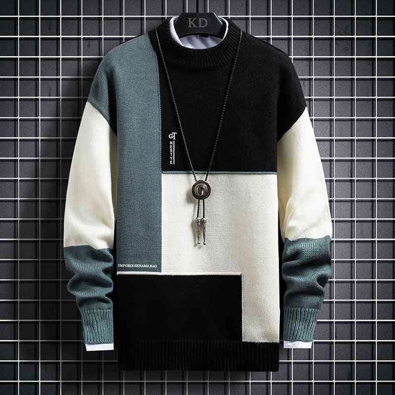 Sweater Men's Fashion Loose Fitting Knit Sweater - Kng inc. ®