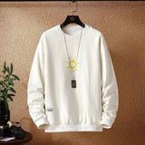Japanese Autumn New Style Casual Printing Plus Size Sweater Trendy Young Men's Fashion Loose Long-sleeved Sweater Men's clothing - Kng inc. ®