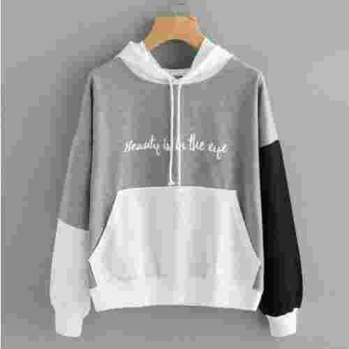 Explosive Color Matching Hooded Sweater Women - Kng inc. ®