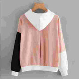 Explosive Color Matching Hooded Sweater Women - Kng inc. ®