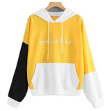 Explosive Color Matching Hooded Sweater Women - Kng inc. ®
