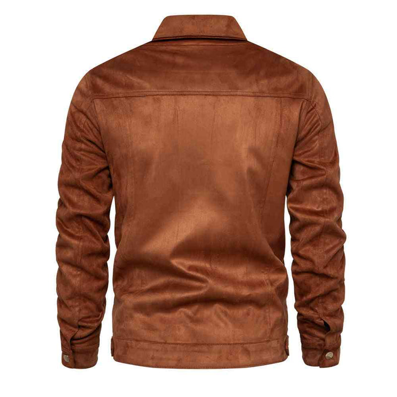 Fashion Slimming Men's Polo Collar Jacket Casual Jacket - Kng inc. ®