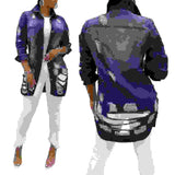 Fashion women's denim jacket - Kng inc. ®