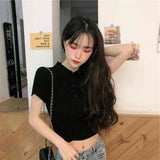 Lapel sweater pullover sweater - Kng inc. ®