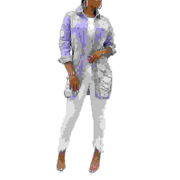 Fashion women's denim jacket - Kng inc. ®
