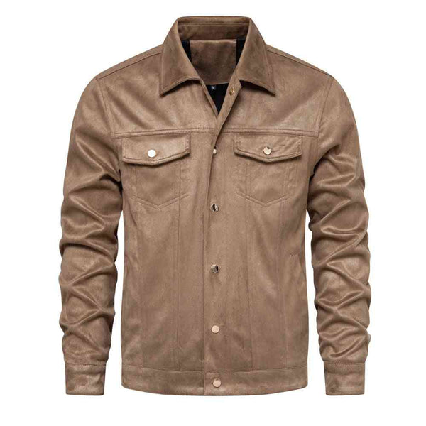 Fashion Slimming Men's Polo Collar Jacket Casual Jacket - Kng inc. ®