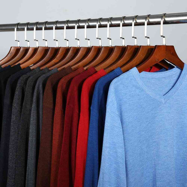 Cashmere sweater knit sweater men's casual sweater - Kng inc. ®