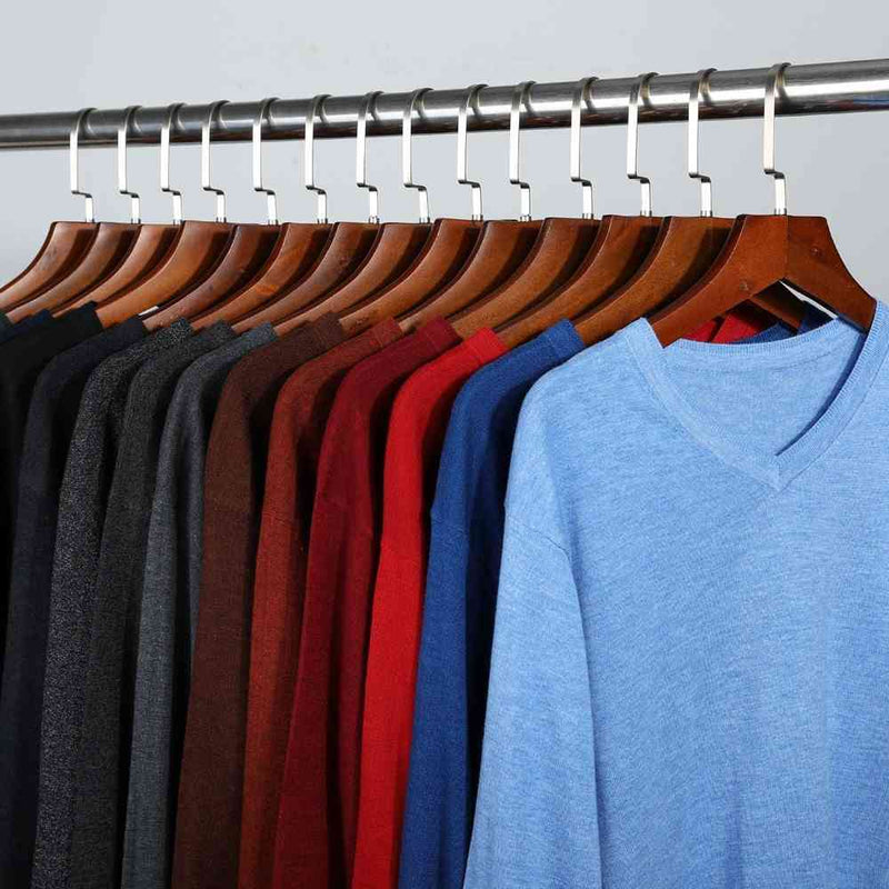 Cashmere sweater knit sweater men's casual sweater - Kng inc. ®