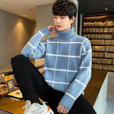 Turtleneck sweater men's knit sweater personality sweater - Kng inc. ®