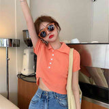 Lapel sweater pullover sweater - Kng inc. ®