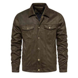 Fashion Slimming Men's Polo Collar Jacket Casual Jacket - Kng inc. ®