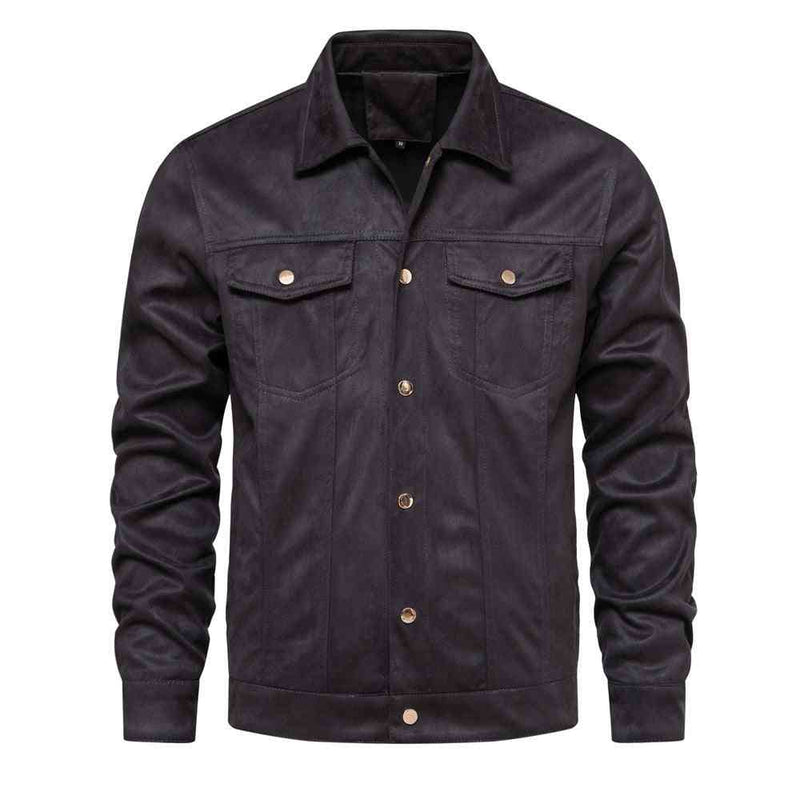 Fashion Slimming Men's Polo Collar Jacket Casual Jacket - Kng inc. ®