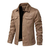 Fashion Slimming Men's Polo Collar Jacket Casual Jacket - Kng inc. ®